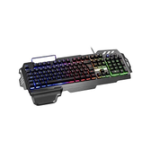 Imagem da oferta [Teclado Gamer Warrior Zuberi Superfície Metal LED - TC210