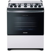 Imagem da oferta Fogão 6 Bocas Acendimento Automático Bivolt Branco Brastemp