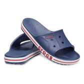 Imagem da oferta Chinelo Crocs Bayaband Slide Navypepper
