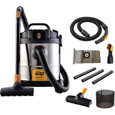 Imagem da oferta WAP Aspirador de Pó e Água Barril GTW INOX 12 Compacto 12 Litros com Filtro Lavável 160mbar 1400W 127V