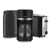 Imagem da oferta Kit Cafeteira Elétrica Preta 1,5L + Chaleira Elétrica Preta 1,7L + Torradeira Elétrica Automática