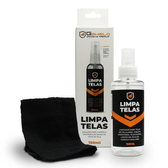 Imagem da oferta Kit Spray Limpa Telas Gshield Bactericida com Flanela de Microfibra Peluciada para Limpeza de Celular Notebook TV Tablet