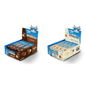 Imagem da oferta Kit +Mu Chocowheyfer Proteico Chocolate 300g + Cookies 300g (Display 12 unidades)