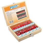 Imagem da oferta Jogo de Fresas para Madeira com 15 Peças FORTGPRO-FG9030