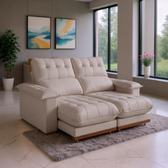 Imagem da oferta Sofá 2 Lugares 2,00m Retrátil e Reclinável Milano Bom Pastor