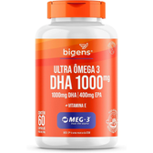 Imagem da oferta Ultra Omega 3 DHA 1000mg 400mg EPA com vitamina E Certificado MEG-3 60 Cápsulas Bigens (Unidade)