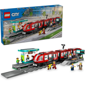 Imagem da oferta LEGO City Trains Bonde e Estação do Centro da Cidade 60423