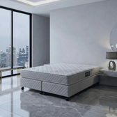 Imagem da oferta Cama Box + Colchão King Sonan D33 Double Face 193x203x45cm Cinza