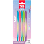 Imagem da oferta Caneta Esferográfica Tris Holic Dreamy Cartela 5 Unidades