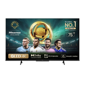 Imagem da oferta Smart TV 75" UHD 4K QLED Hisense 75Q6N Google TV com HDR10+ Dolby Atmos - 75A51HUA