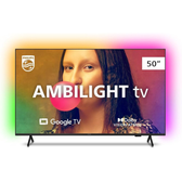 Imagem da oferta Smart TV Philips Ambilight 50" 4K 50PUG7908/78 Google TV Comando de Voz Dolby Vision/Atmos VRR/ALLM Bluetooth