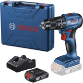 Imagem da oferta Parafusadeira Furadeira Impacto Bosch 18V  Sem Fio 1 Bateria - GSB185LI-1B