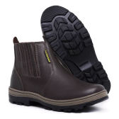 Imagem da oferta Bota Botina Em Couro Trabalho Ou Passeio
