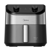 Imagem da oferta Fritadeira Air Fryer Midea 45L Widemax Cyclone Preto e Inox FWM45P1