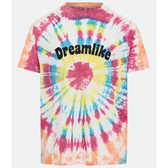 Imagem da oferta Camiseta Regular em Meia Malha com Estampa Tie Dye e Lettering Tam P