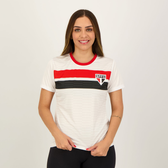 Imagem da oferta Camisa São Paulo Realistic Feminina Branca