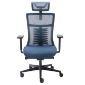 Imagem da oferta Cadeira de Escritório Elements Vertta Black and Blue Special