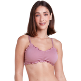 Imagem da oferta Top Sem Bojo Frufru Rosa
