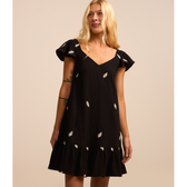 Imagem da oferta Vestido Curto em Cambraia e Bordado de Folhas