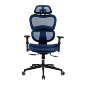 Imagem da oferta Cadeira de Escritório Ergonômica DT3 Alera+ Até 120Kg Apoio de Braço 3D Azul - 13942-9