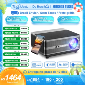 Imagem da oferta ThundeaL Projetor Android TD98 WiFi LED Vídeo Feixe de Filme TD98W Home Theater projetor 4k portátil official-website