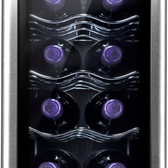 Imagem da oferta Adega ACB08 Electrolux 8 garrafas 1 Porta Preta Acabamento em Alumínio - Bivolt