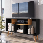 Imagem da oferta Rack Bancada Sala Aparador Com Pes Retro Zaarah - Várias Cores