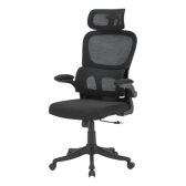 Imagem da oferta Cadeira Escritório Ergonômica B500 Luvinco Cor Preto Com Suporte Lombar Estofado Mesh