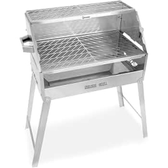 Imagem da oferta Churrasqueira Aço Galvanizado A Carvão Duas Grelhas Nelore Grill 50x30 Chão Parede Portátil Desmontável Resistente