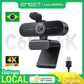 Imagem da oferta Webcam Emeet C60e 4k 30Fps Uhd 8mp