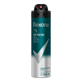 Imagem da oferta Desodorante Antitranspirante Aerosol Masculino Rexona Sem Perfume 72 horas 150ml