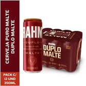 Imagem da oferta Cerveja Brahma Duplo Malte Puro Malte - 12 Unidades Lata 350ml