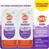 Imagem da oferta OFF! Kids Kit Repelente Infantil 2 Unidades Proteção por até 4h Loção 200ml Cada
