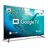 Imagem da oferta Smart Tv Philips 55 4k 55pug7019 Google Tv Comando De Voz