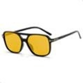 Imagem da oferta Óculos De Sol Retro Lente Amarela Unissex Vintage Quadrado