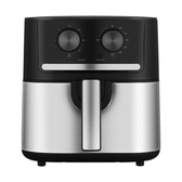 Imagem da oferta Fritadeira Air Fryer 5,5L Cyclone Preto e Inox Midea