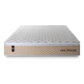 Imagem da oferta King House Alford colchão king size 193x203x28 com molas ensacadas bege