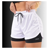 Imagem da oferta Short Duplo Compreensão Fitness Bermuda Academia Feminino