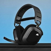 Imagem da oferta Headset Gamer Sem Fio Corsair HS80 Premium RGB Surround Dolby Atmos Wireless Drivers 50mm Preto - CA-9011235-NA