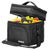 Imagem da oferta INSMEER Bolsa Térmica Marmita Para Homens 2 Compartimentos Lancheira Termica Para Adulto Masculina Bolsa Termica De Sep