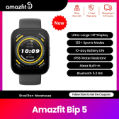 Imagem da oferta Amazfit Bip 5 Relógio inteligente GPS Bateria para 10 dias Alexa integrado