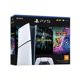 Imagem da oferta Console PlayStation 5 Slim Sony SSD 1TB Edição Digital Com Controle Sem Fio DualSense Branco + 2 Jogos Digitais - 1000