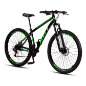 Imagem da oferta Bicicleta Aro 29 Aço Carbono Freios A Disco Suspensão 21 Vel