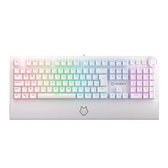 Imagem da oferta Teclado Mecânico Gamer Husky Anchorage Full Size RGB Switch Gateron EF Red ABNT2 Branco - HTG200BRVR