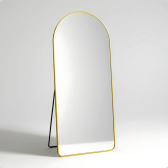 Imagem da oferta Espelho Lopazzi Base Reta 150x60cm Alumínio Retrô Decorativo