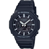 Imagem da oferta Relógio Casio G-shock Ga-2100-1adr Carbon Core Guard Cor da correia Preto Cor do bisel Preto/Cinza Cor do fundo Preto