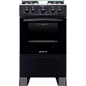 Imagem da oferta Fogão Atlas 4 bocas preto com forno limpa fácil Coliseum Plus - Forno 50l