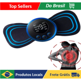 Imagem da oferta Mini Massageador EMS Estimulador Elétrico De Pescoço Portátil Para Alívio Da Dor Muscular Cervical- Neverdie Store