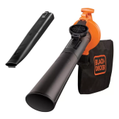 Imagem da oferta Soprador e Aspirador de Folhas Black Decker Modelo BV25 Função Soprador e Triturador