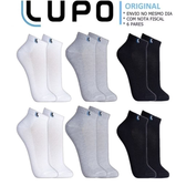 Imagem da oferta Dê uma olhada em Kit 6 Pares Meias Lupo Soquete Cano Curto Baixo Algodão Meia Masculino Feminina Original por R$55,90.